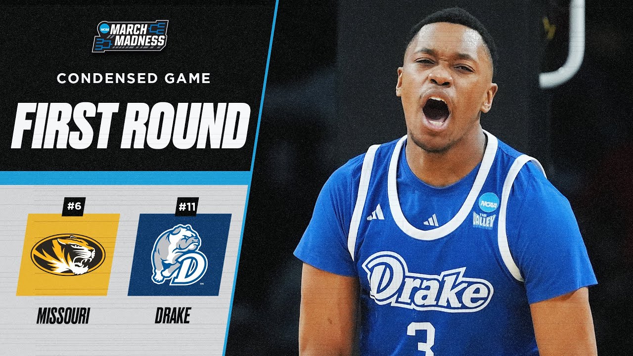 Drake vs. Missouri - First round NCAA tournament extended highlights