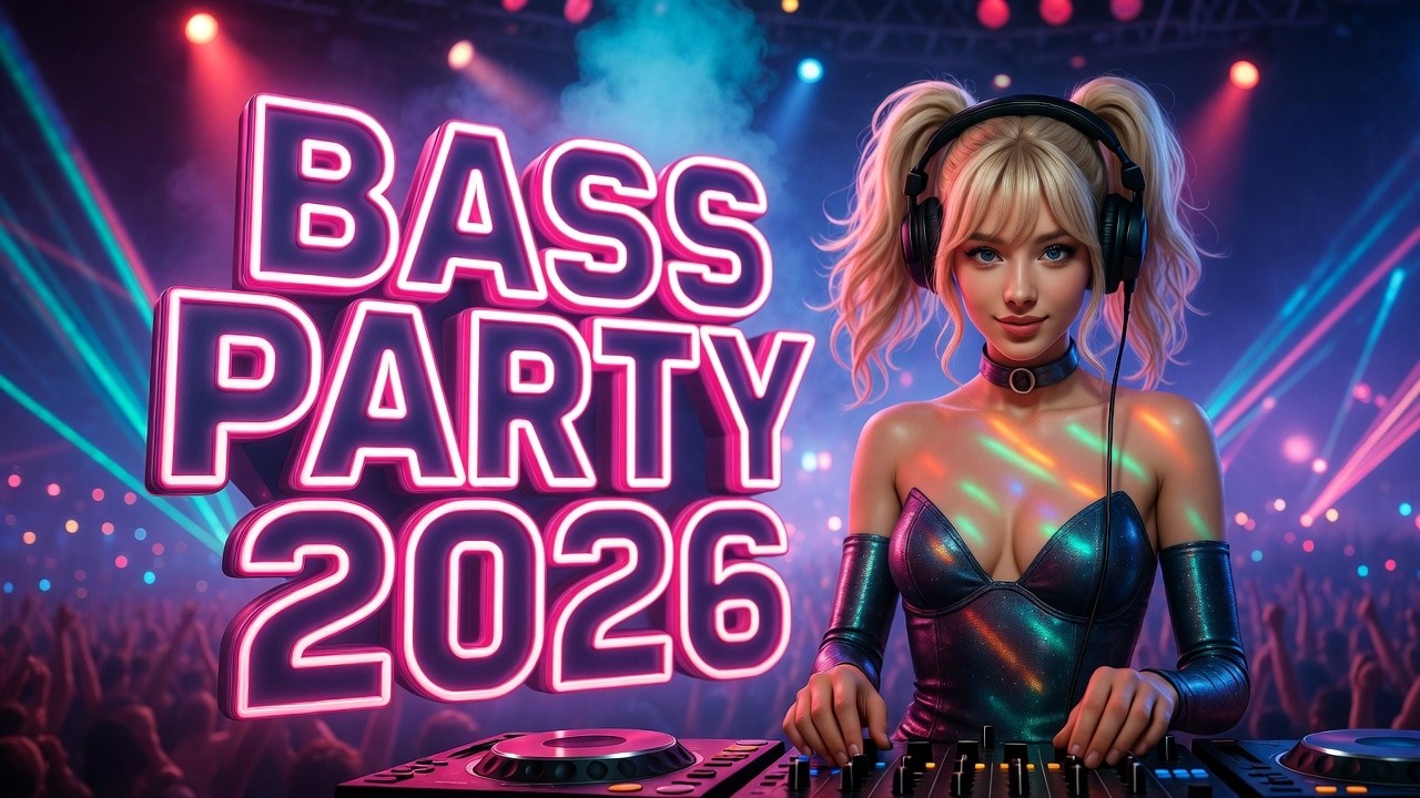 DJ REMIX BASS PARTY – Popular EDM & Dance Mashups 2026 | Female DJ Club Music 🎧 Let’s Party!