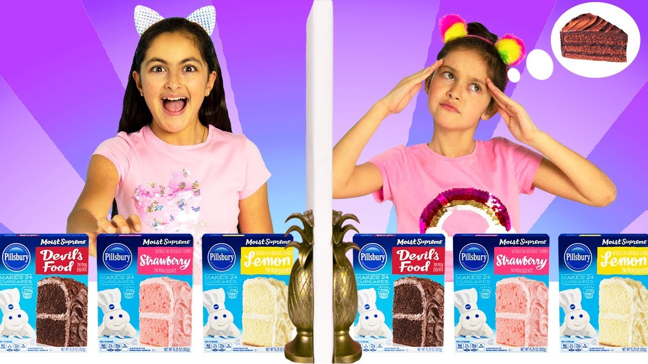 Twin Telepathy Cake challenge Sis Vs Sis
