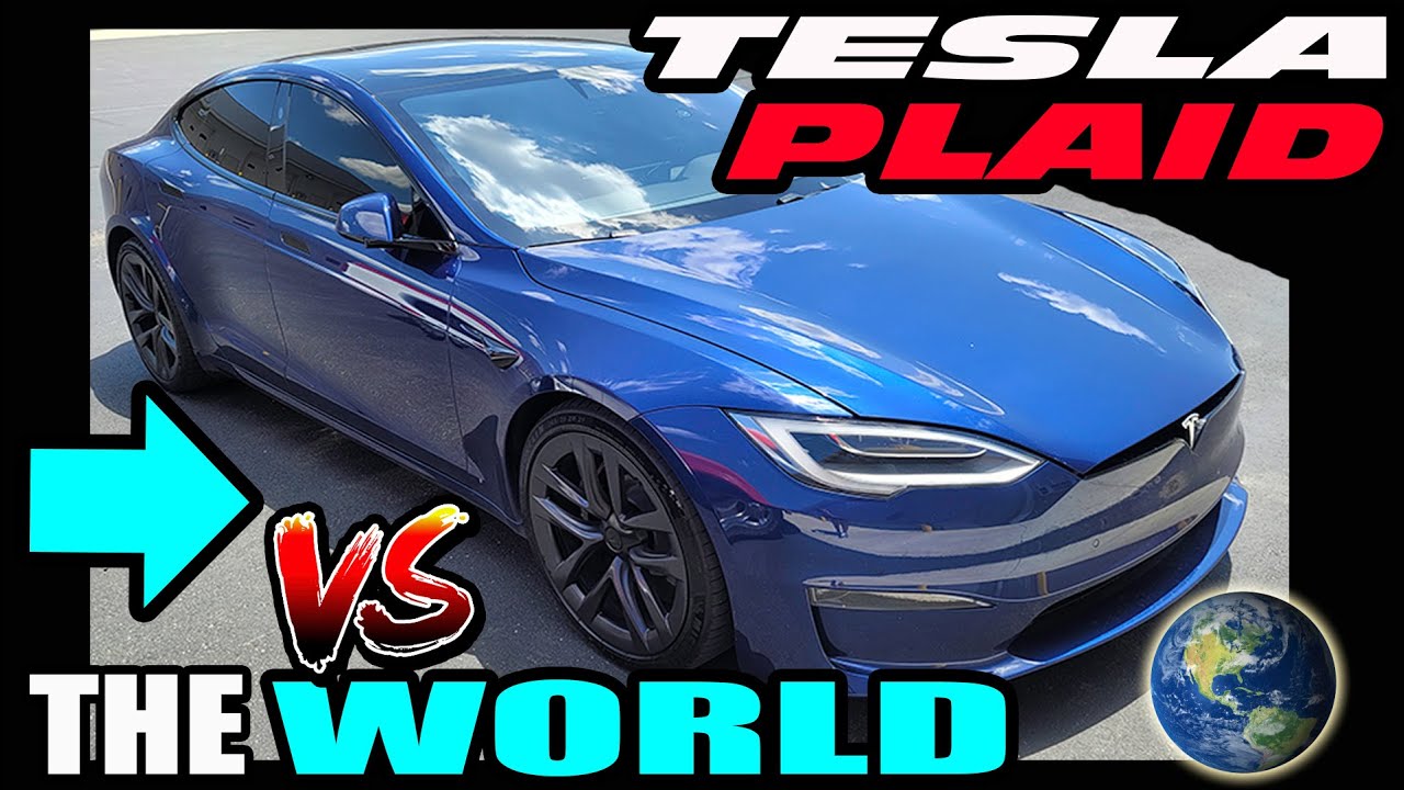 TESLA PLAID VS THE WORLD PART 1 ---- GT500, TURBO MUSTANG, ZL1, HELLCAT, 1000+WHP GTR, AND MORE