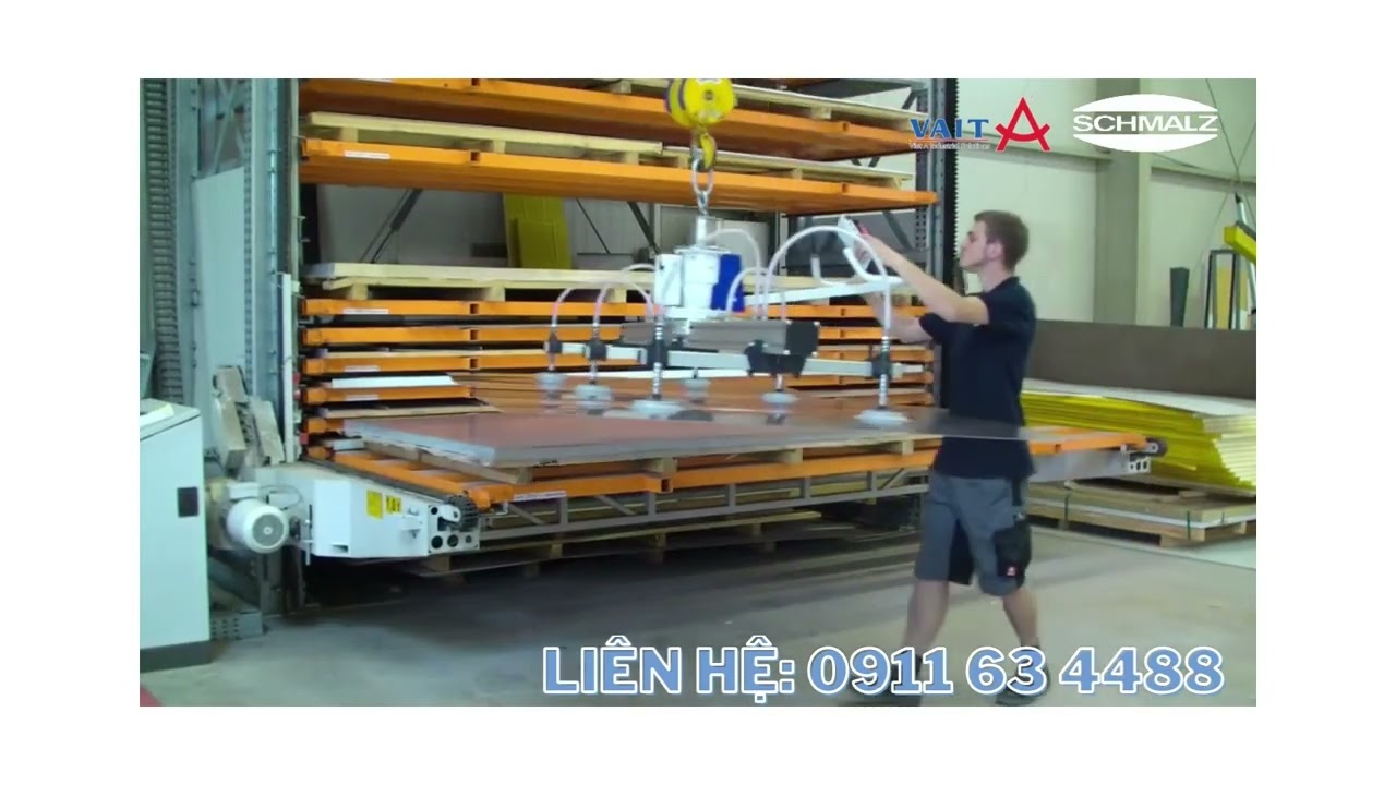 Vacuum Lifting Device VacuMaster Eco for Loading a Machine  | 250 kg | Schmalz|Viet A