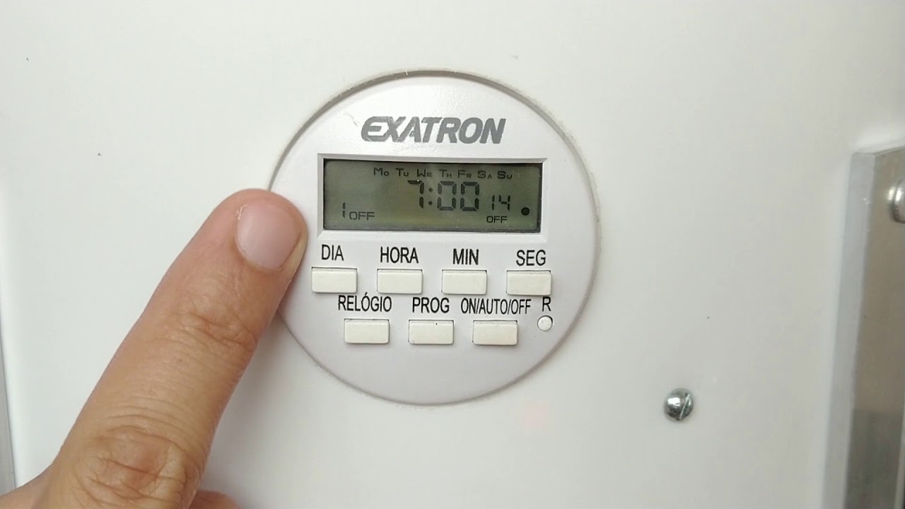 Como configurar o timer ou temporizador digital do seu alimentador automático
