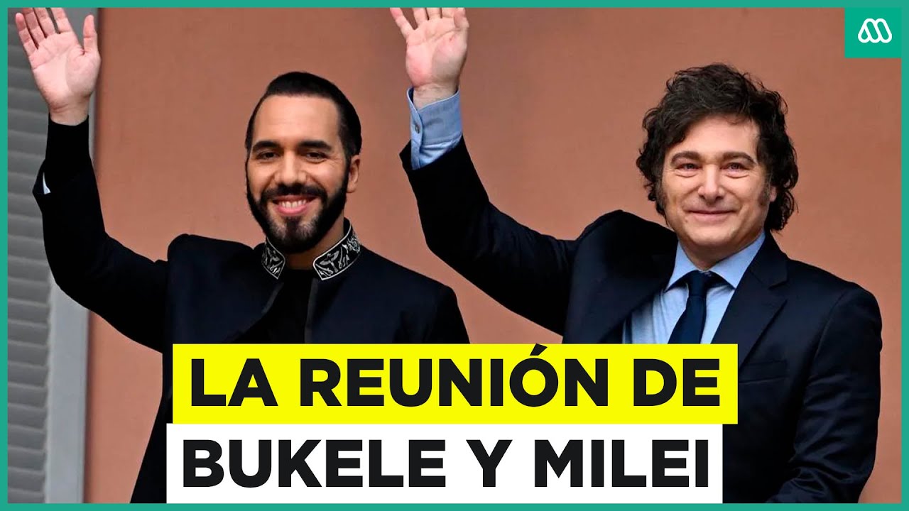 Nayib Bukele visita a Javier Milei en Argentina
