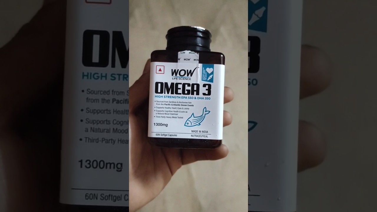 WOW Life Science Omega-3 problem 😭#shorts #omega3 #fishoil
