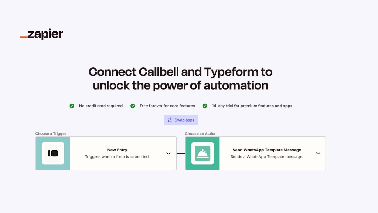 Connect Typeform to Callbell to Automate WhatsApp Messages | Zapier