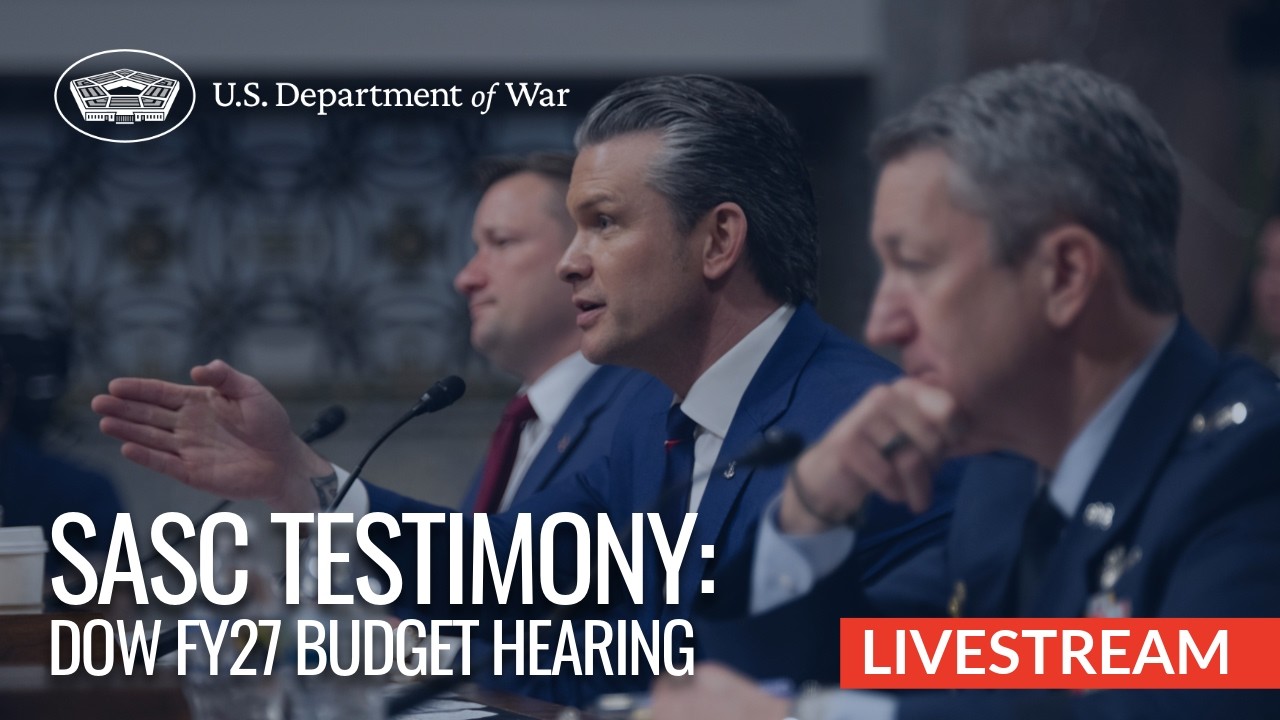 Secretary Hegseth, Chairman Caine & PDO OUSW-CFO Hurst Testify Before the SASC FY 27 Budget Request