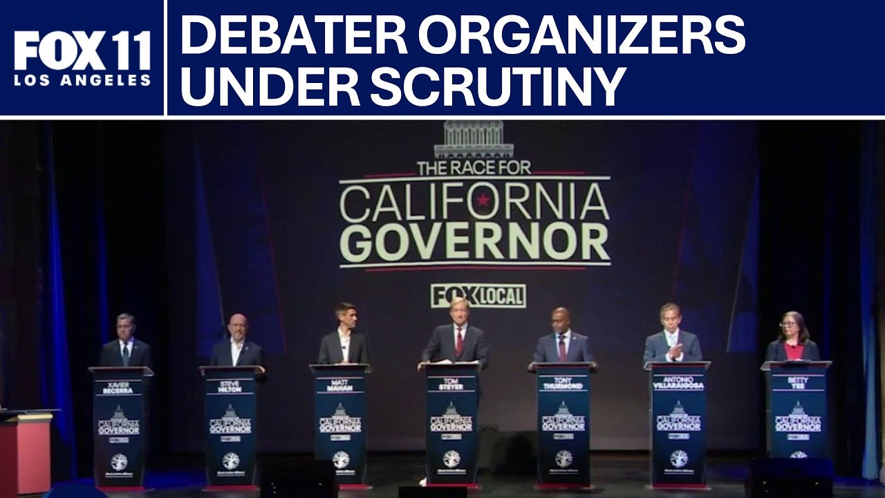 California Gov. debate canceled amid backlash over alleged exclusion of minority candidates
