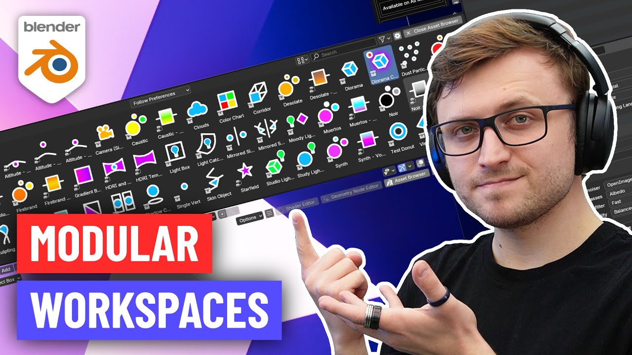 Modular Workspaces 1.8 is Here! (Blender 4.3)