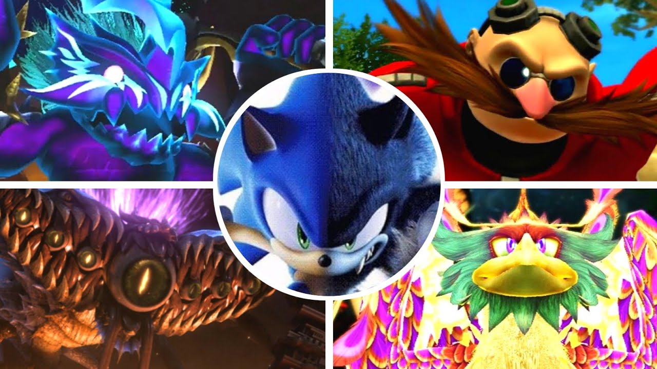 Sonic Unleashed - All Bosses + Cutscenes (S Rank) [PS2]