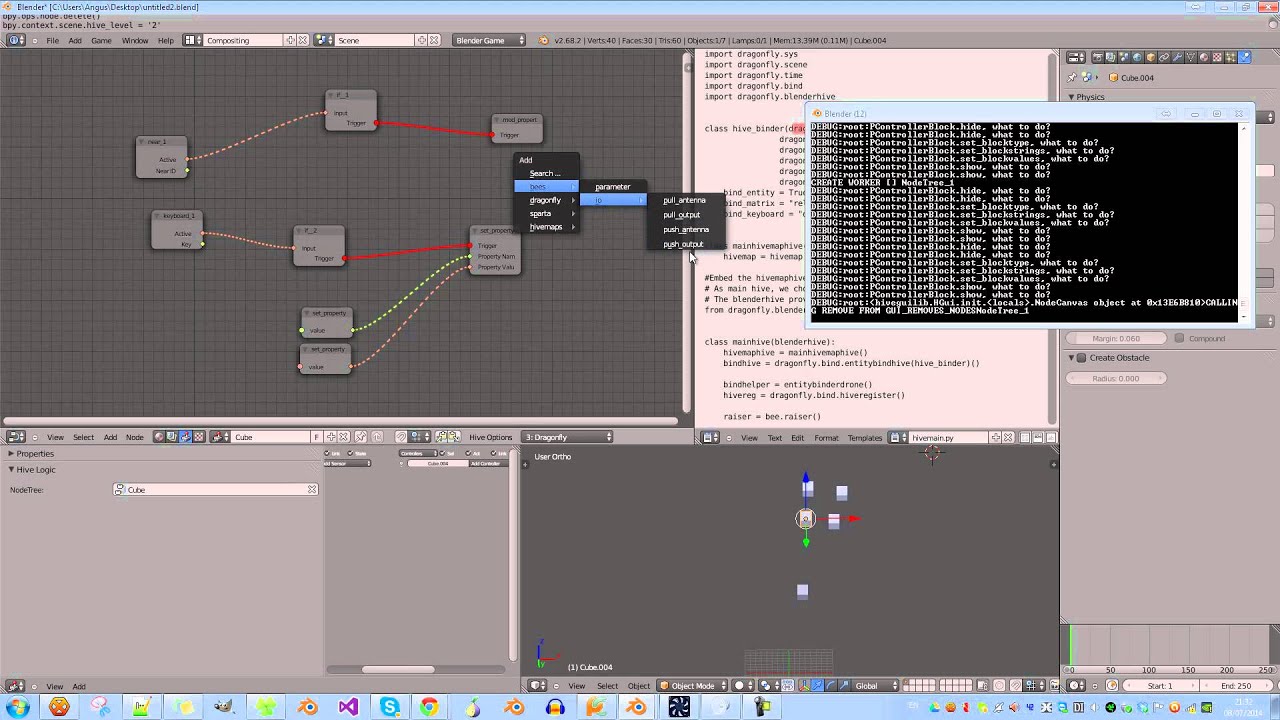 Hive development log - UI changes