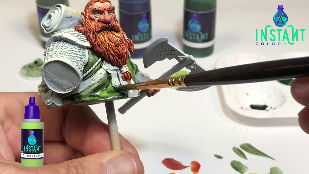 PAINTING A BUST WITH INSTANT COLORS! PART 2