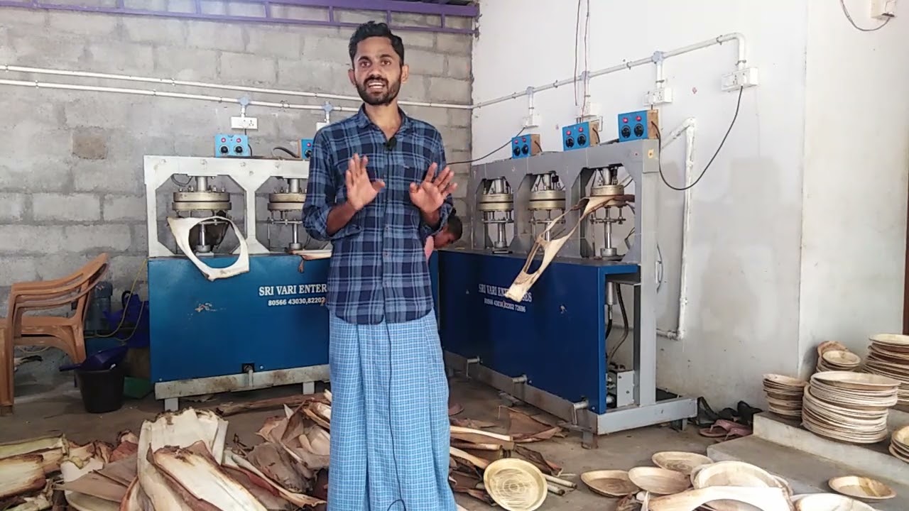 areca plate Manufacturing business full details