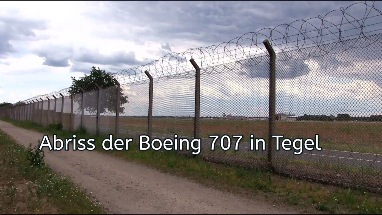 Abriss der Boeing 707, Flughafen Tegel (TXL)