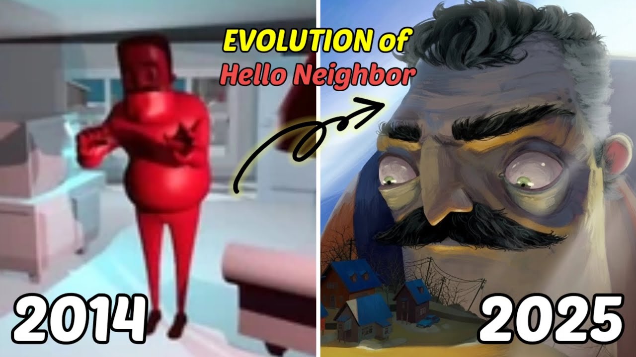 Evolution of Hello Neighbor Games (2014-2025) - Dev Build to Hello Neighbor 3