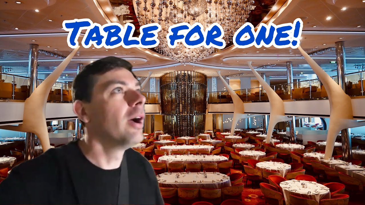 Eating ALONE in the Cruise Ship Dining Room! | Norwegian Getaway, Solo Cruise