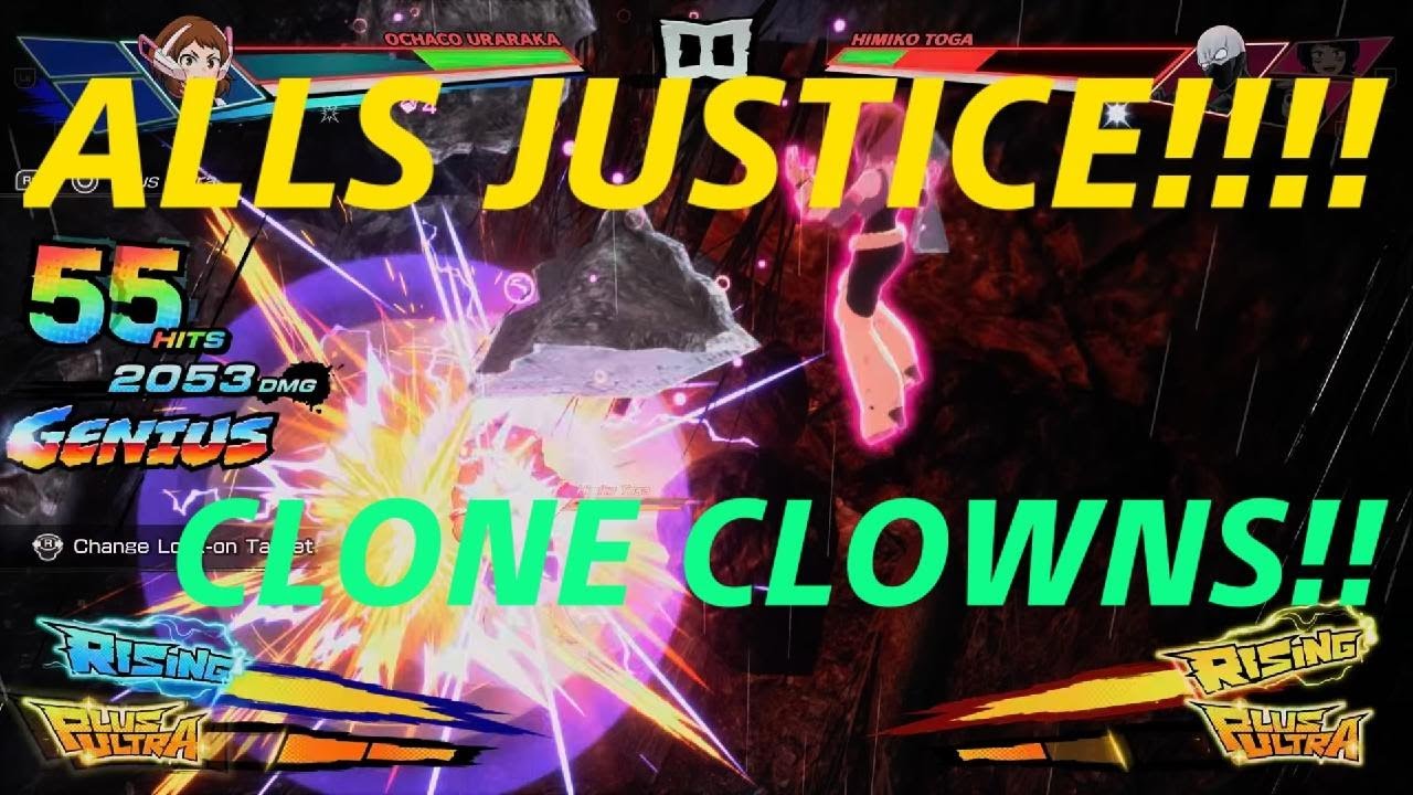 MY HERO ACADEMIA ALL’S JUSTICE!! CHAPTER SIX! CLONE OR CLOWN?!! #mha #anime #newgame #mhallsjustice