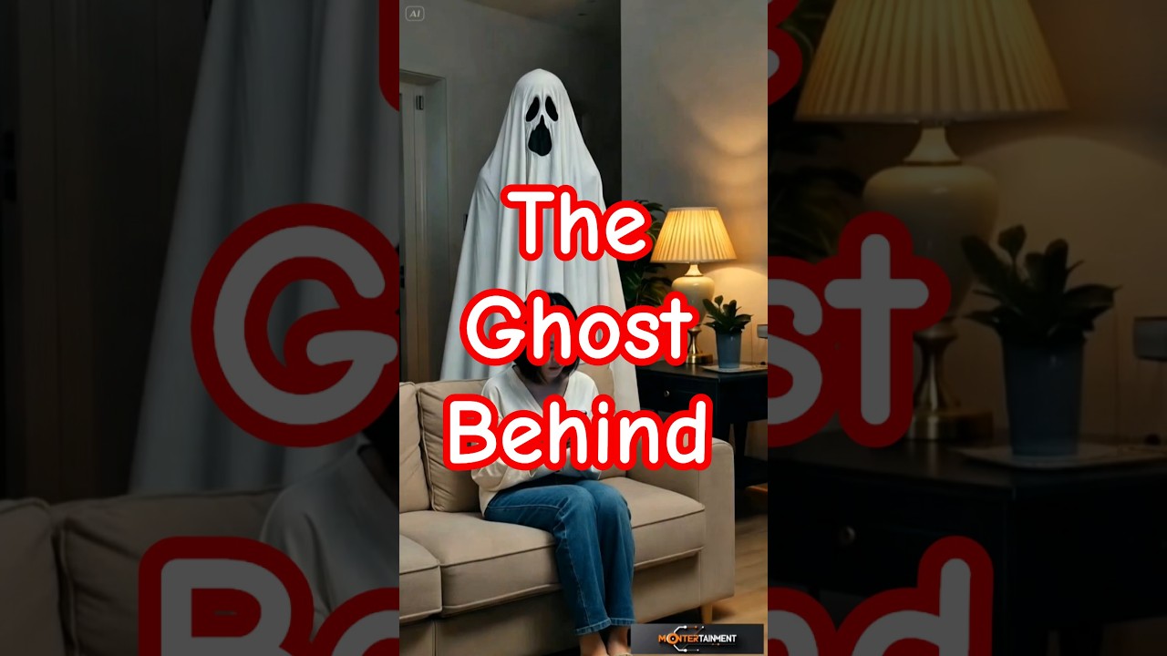 The Ghost Behind #ai #shorts #youtubeshorts #horror #horrorcomedy #viralhorror