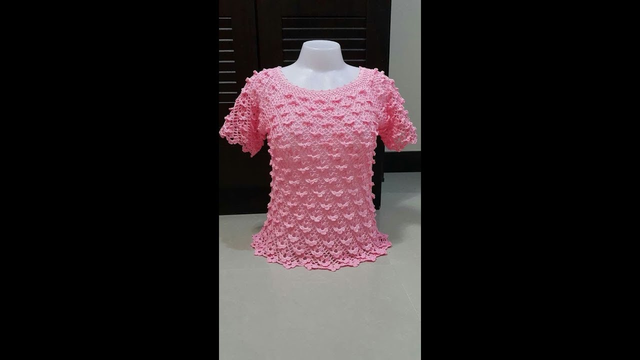 crochet blusa verano 2023 facil en todas las tallas