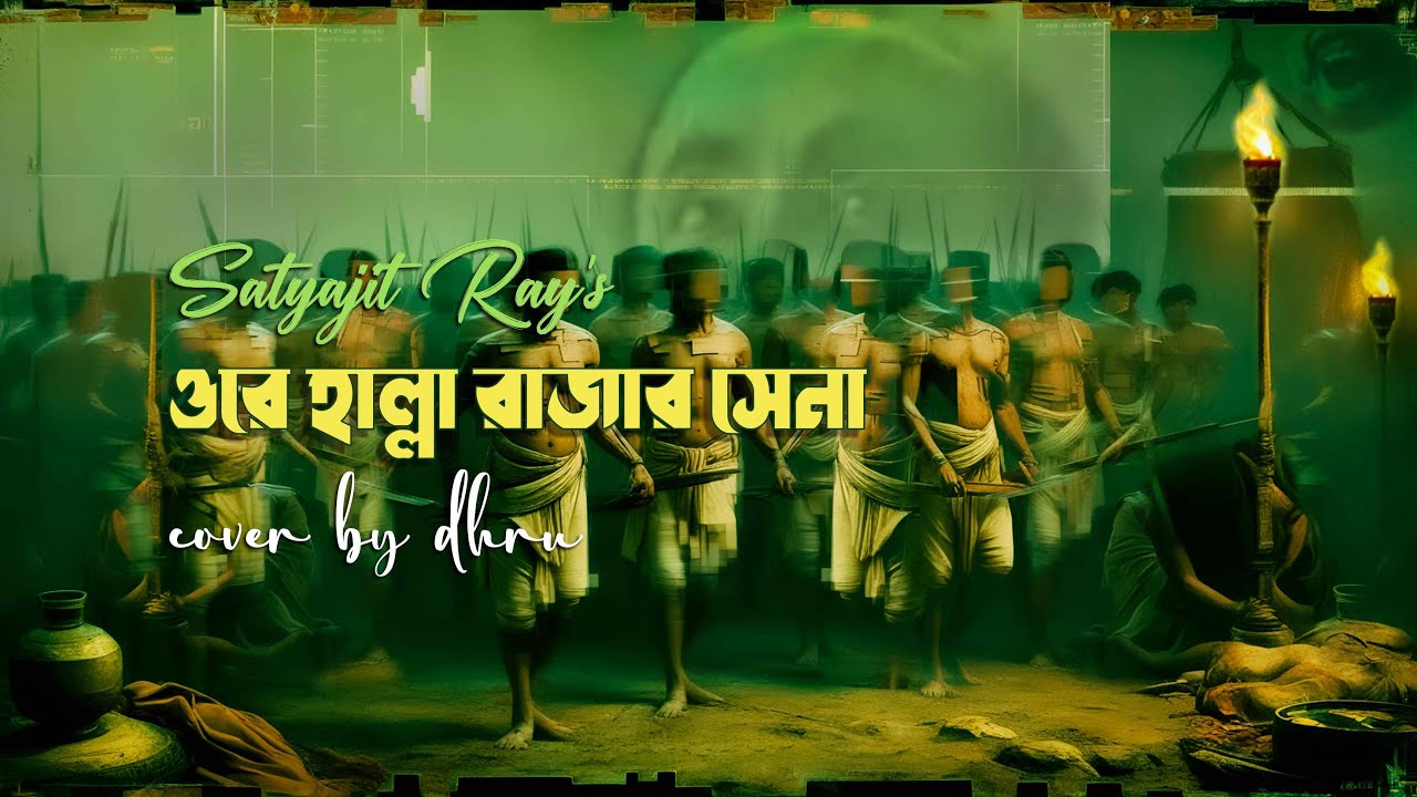 O re Halla Rajar Sena - Satyajit Ray || ওরে হাল্লা রাজার সেনা - সত্যজিৎ রায় || Cover by Dhru