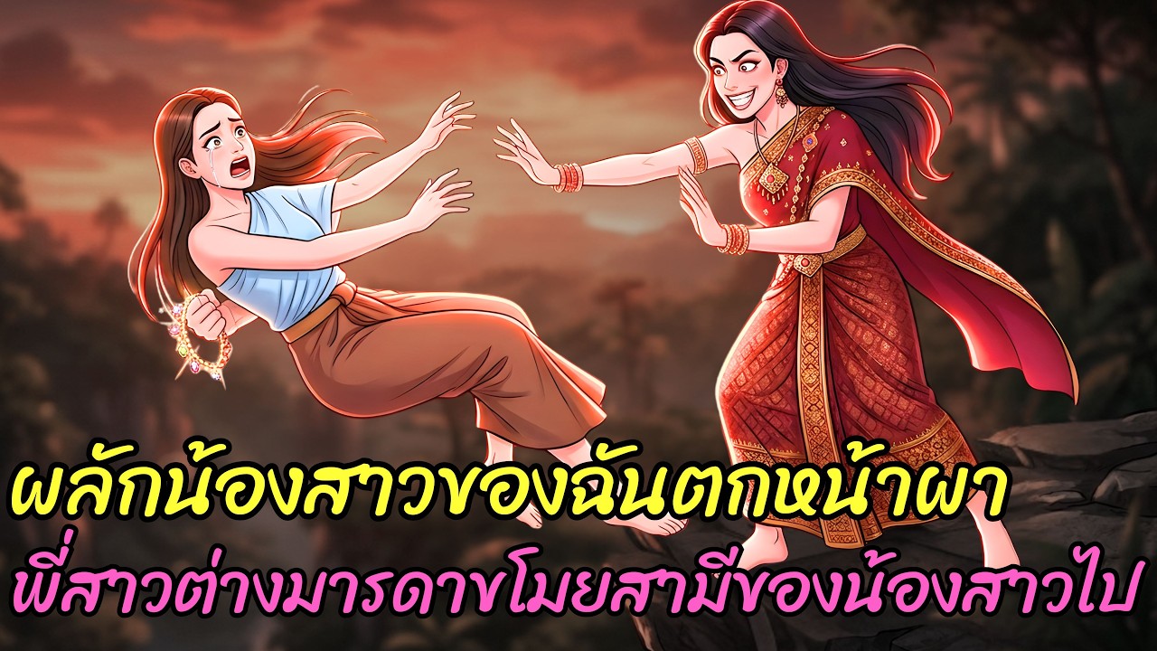 สุดช็อก! ชบาคลั่งริษยา ผลักมะลิตกเหว หวังแย่งคนรัก