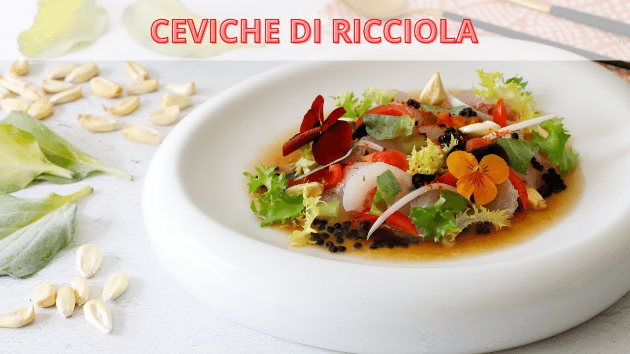 Ceviche di ricciola, un antipasto esotico diventa gourmet | ChefDeg