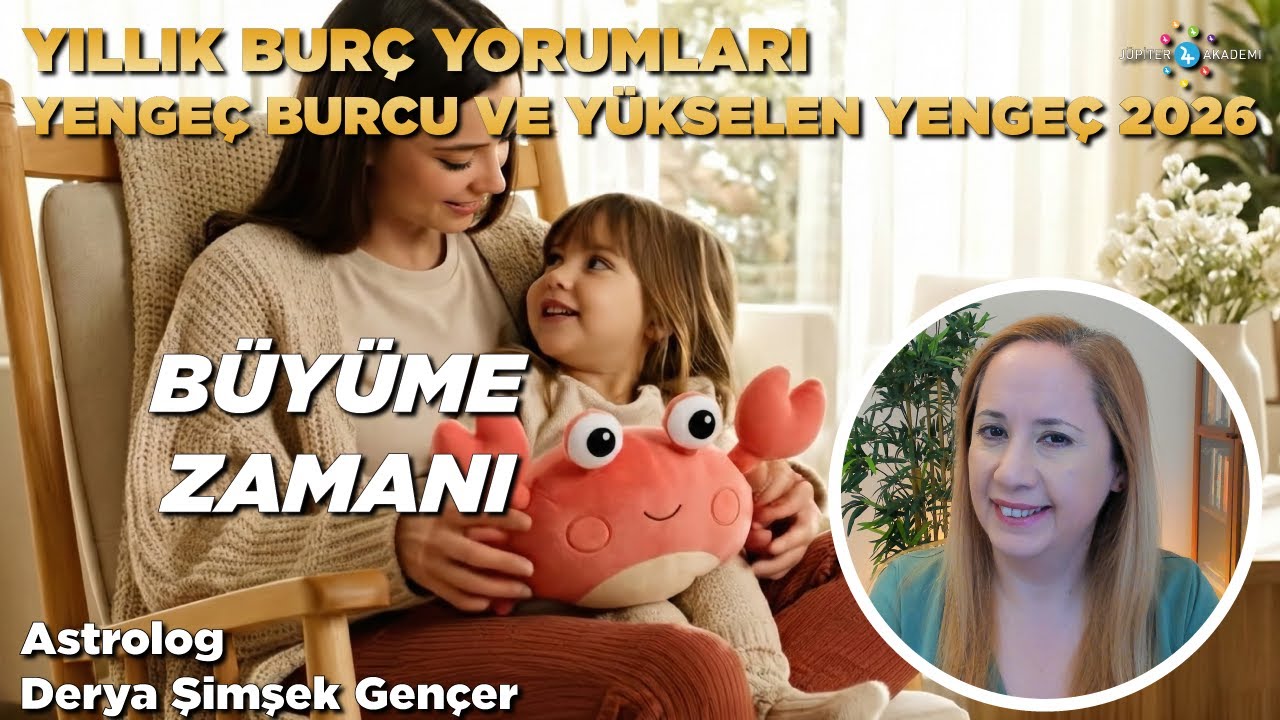 Yengeç Burcu ve Yükselen Yengeç 2026 Yıllık Burç Yorumları / Büyüme Zamanı