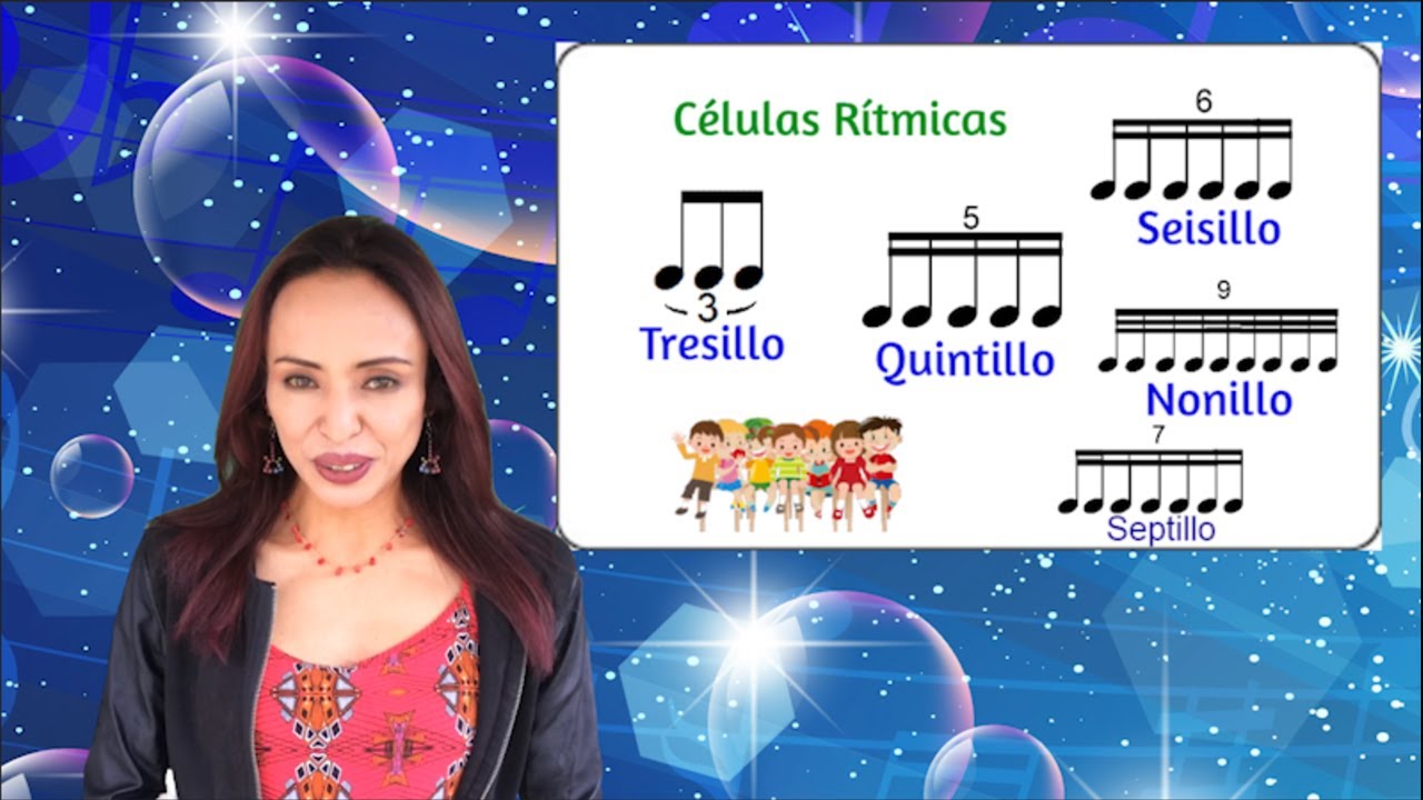 Clase 9 - Tresillo musical, Quintillo, Seisillo... Celulas rítmicas / La profe de música