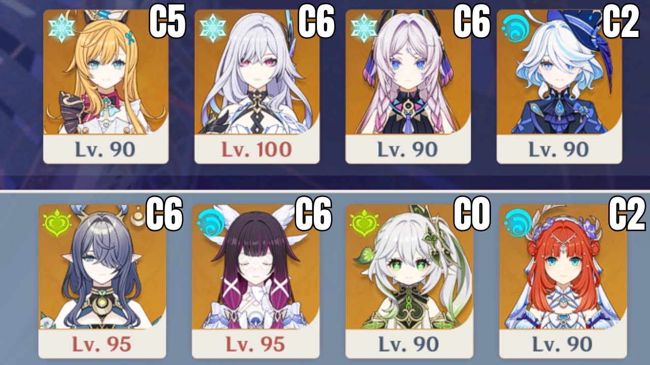 Skirk & Columbina Spiral Abyss Luna IV/6.3