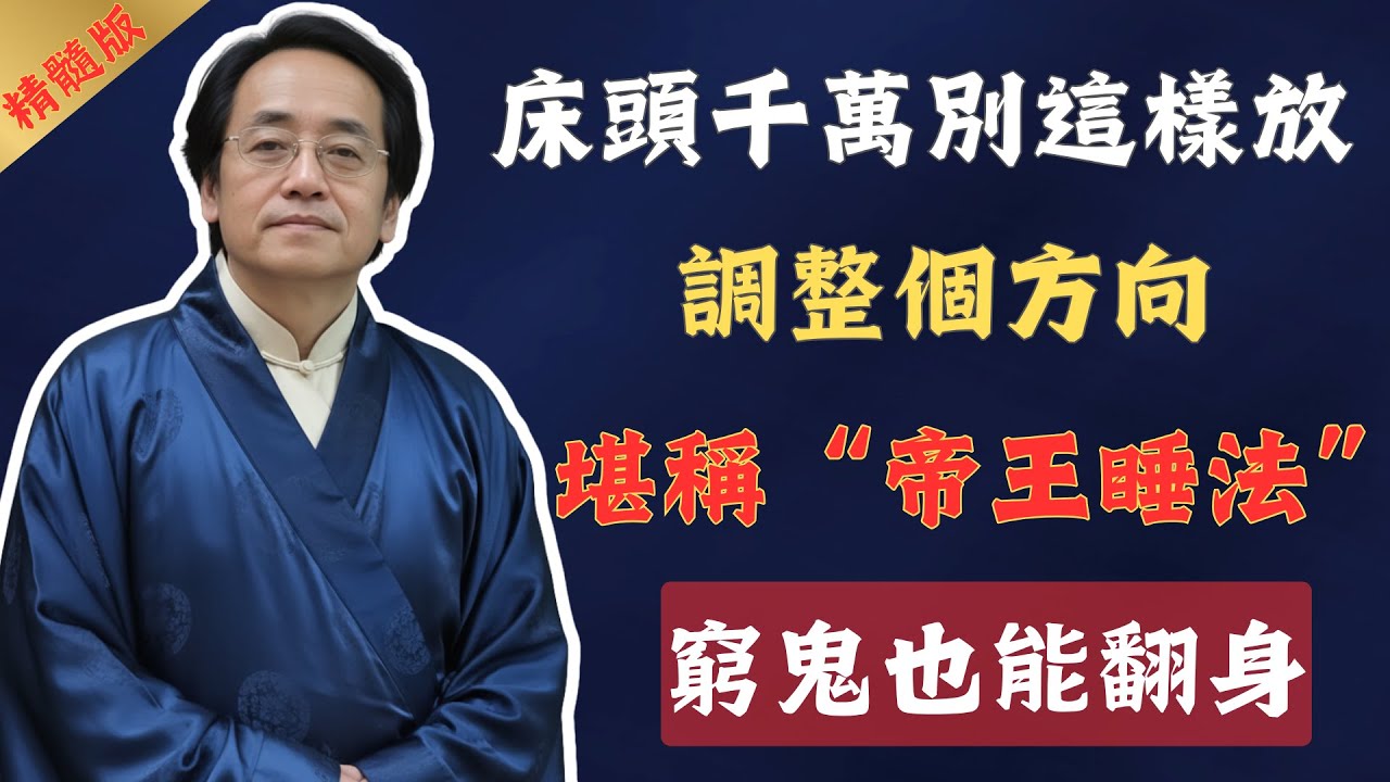 床頭千萬不要這樣放！重新調整方向，堪稱“帝王睡法”，窮鬼也能翻身！