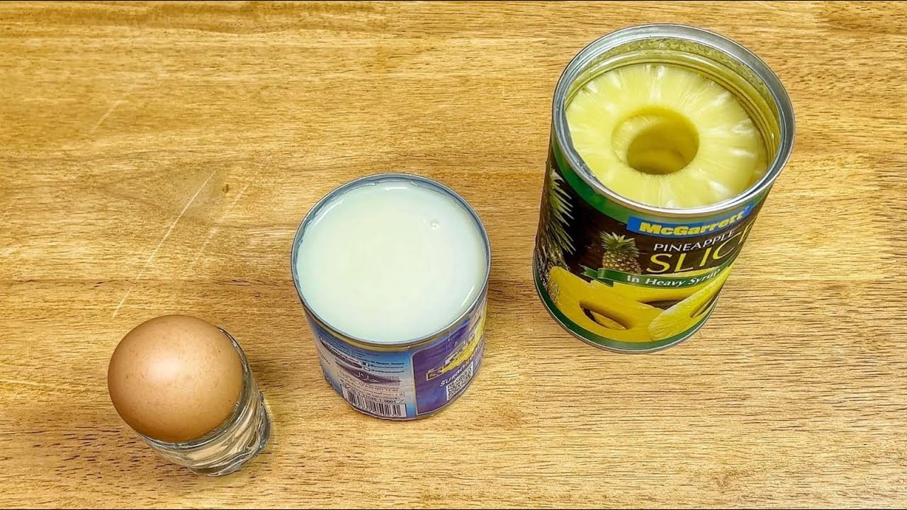 Всего три ингредиента! Без выпечки! Отличный недорогой ананасовый торт!!! 👍 #372