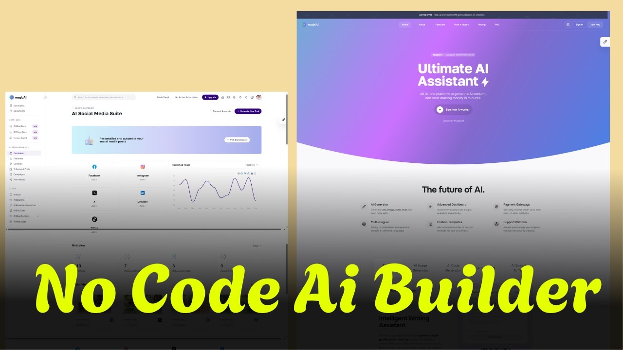 MagicAI - OpenAI Content, Text, Image, Video, Chat, Voice, and Code Generator as SaaS in Laravel php