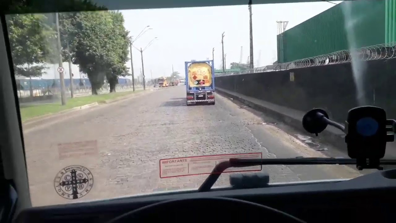 Constelation 25-390 passando pelo Rodoanel, Porto Santos e Subida Imigrantes carregado.