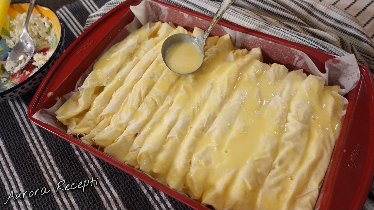 Tajna najbolje rol pite , jednom probate uvek pravite ! Soft roll cheese pie!