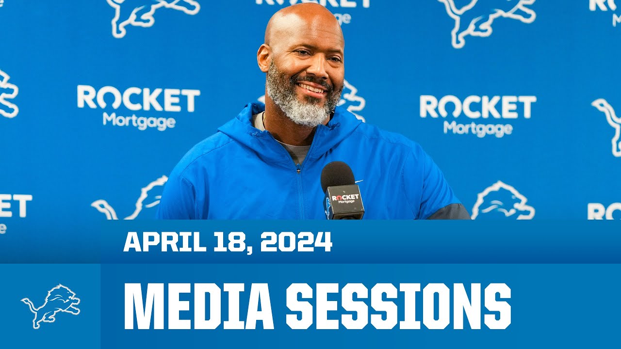Brad Holmes pre-draft press conference | April 18, 2024