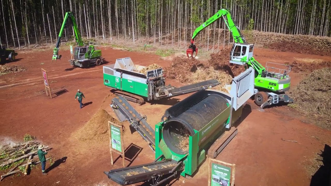 Komptech está pronta para revolucionar o setor florestal
