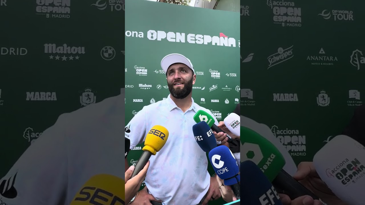 Declaraciones de Jon Rahm tras la segunda ronda del ACCIONA Open de España