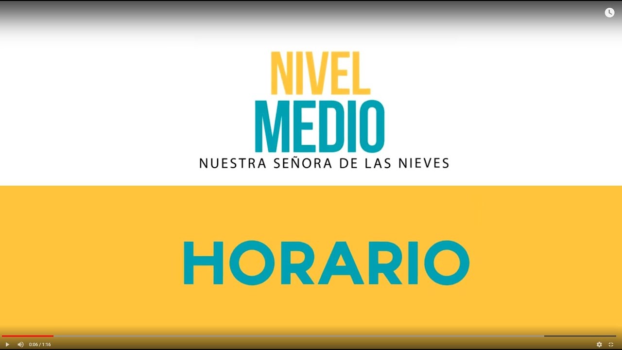 Horarios