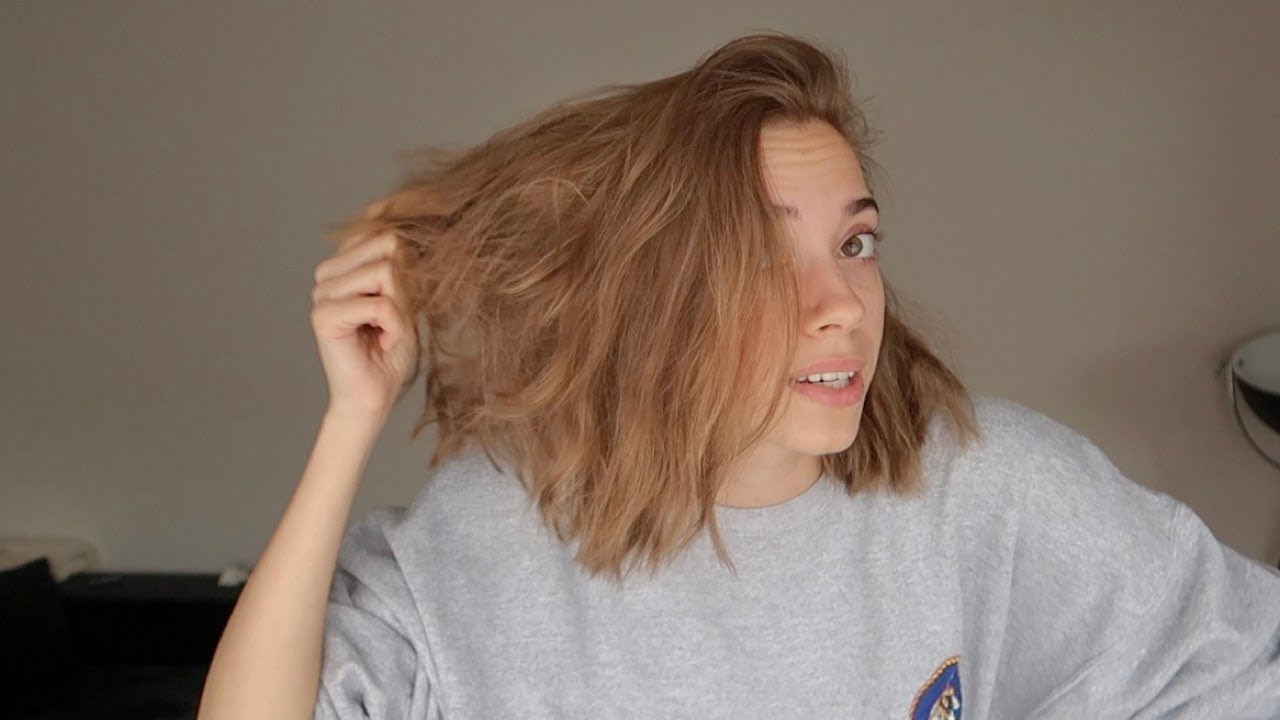 Ich versuche meine Haare natürlich aufzuhellen