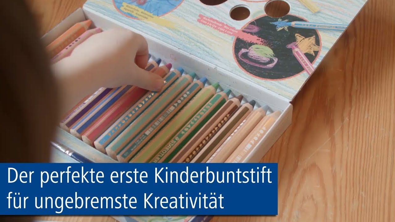 STAEDTLER Noris junior - Der Buntstift, Wachsmalstift und Aquarellstift f&uuml;r Kinder