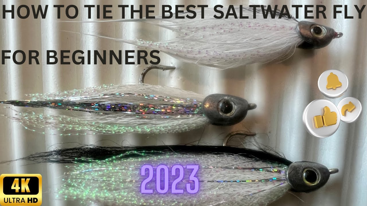 How to tie the best saltwater fly for beginners.  2023 4K