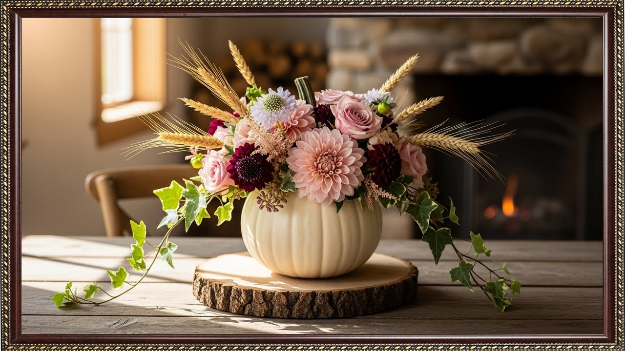 Autumn Harvest Still Life  | 4K Ultra HD  Relaxing Frame TV Art