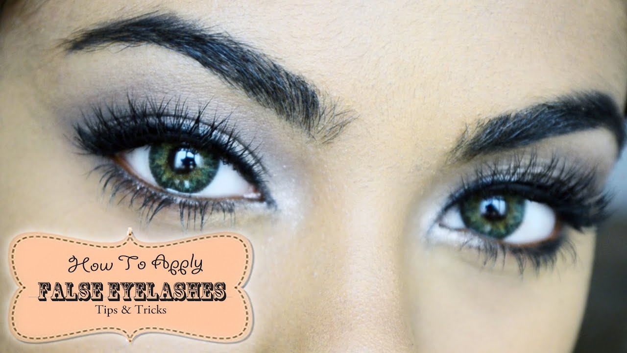 How To Apply False Lashes For Beginners w/ Tips & Tricks