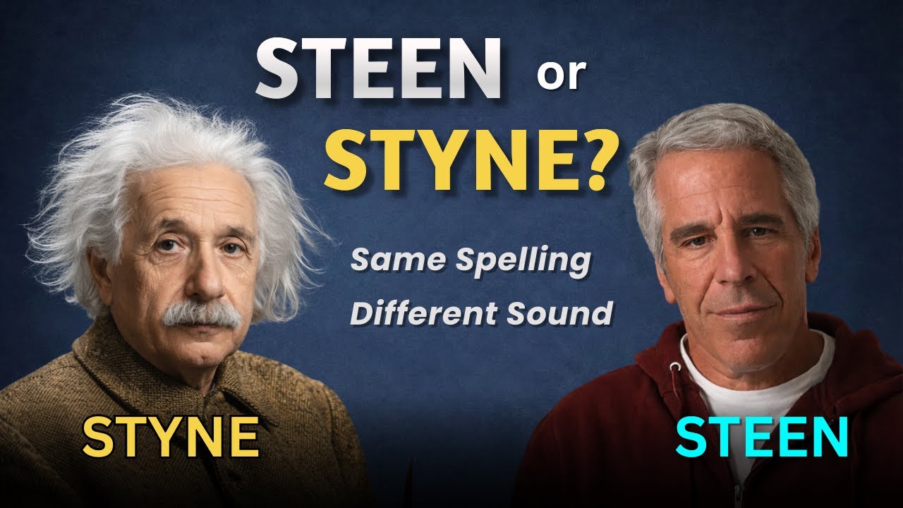 Einstein vs Epstein: Why Their Names Sound So Different (German vs Yiddish Explained)
