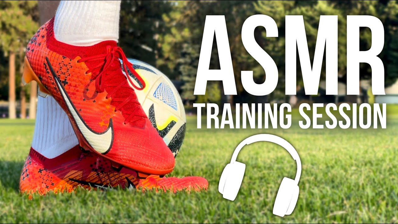 ASMR Individual Training Session for Soccer / Football in Nike Mercurial Vapor 15 MDS