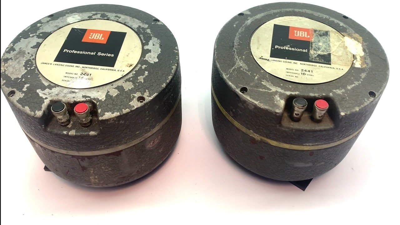 Driver Sakti JBL 2441 || Maintenance Compression Driver Tweeter Vintage || Recharge Alnico Magnet