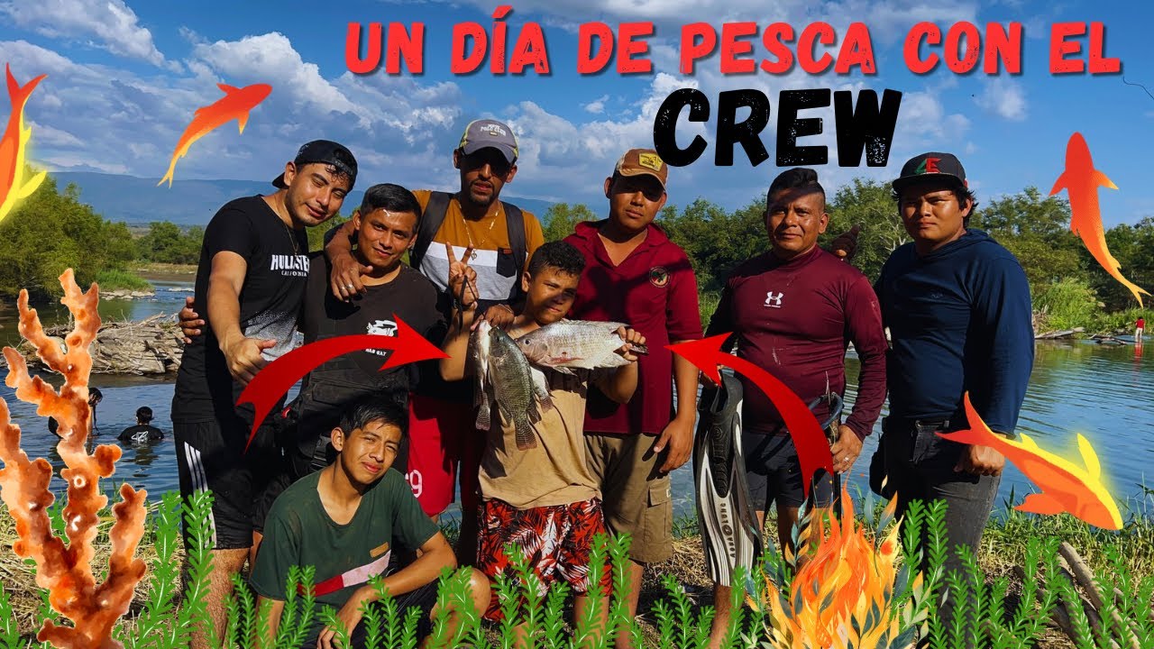 🔥Un Dia De Pesca Con El Crew 🔥