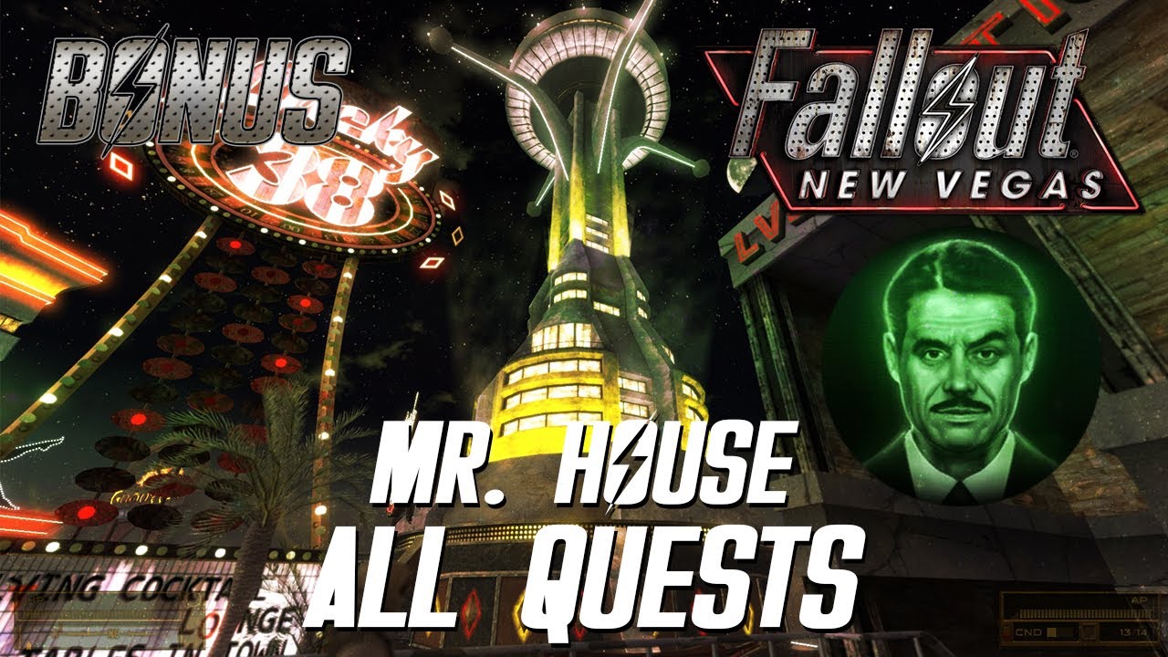 Fallout: New Vegas (Xbox One) - 1080p60 HD Bonus Walkthrough Ending 3 - Mr. House All Quests