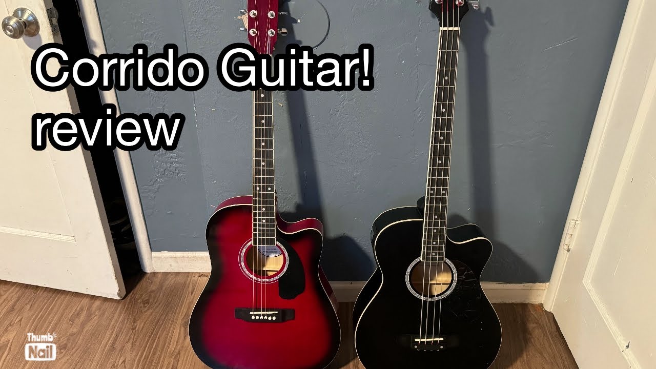 I bought an (Ashthorpe Full-Size Cutaway Thinline Acoustic-Electric Guitar) For Corridos