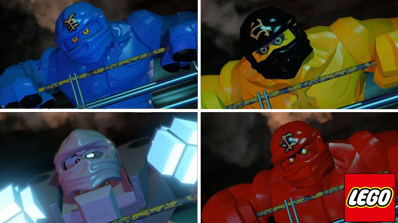 Every NINJAGO Characters Transform into Bigfig in LEGO Video Game