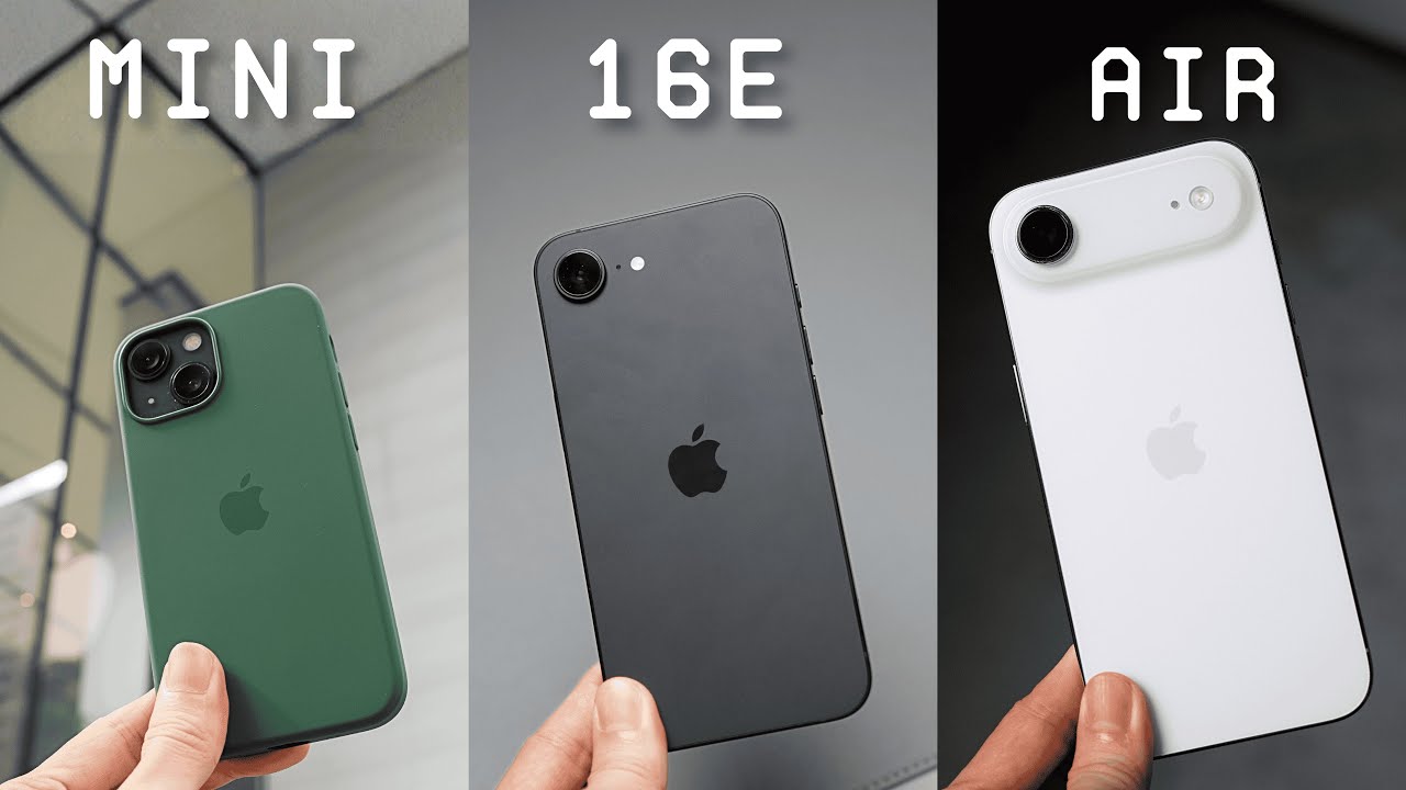 ЛУЧШИЙ минималистичный iPhone? — Air против 13 Mini против 16e